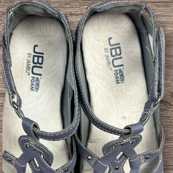 JBU by Jambu Sydney Blue Women's Mary Jane Memory Foam Shoes Sz:7M - Picture 7 of 14